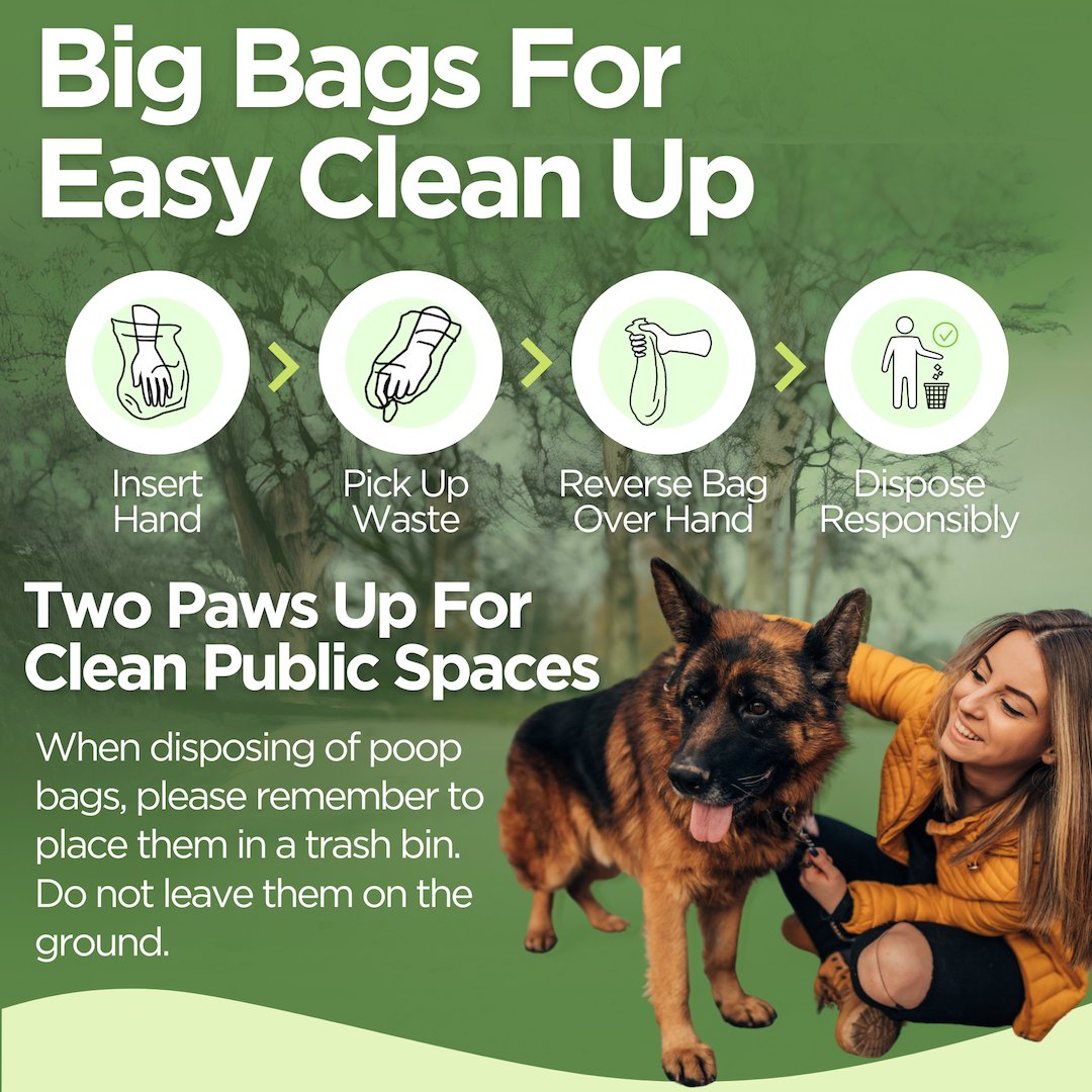 Large Commercial Dog Waste Bags (Headers) - Foresight USA