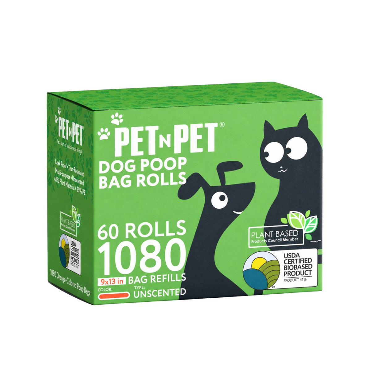 41% Plant-based Poop Bags