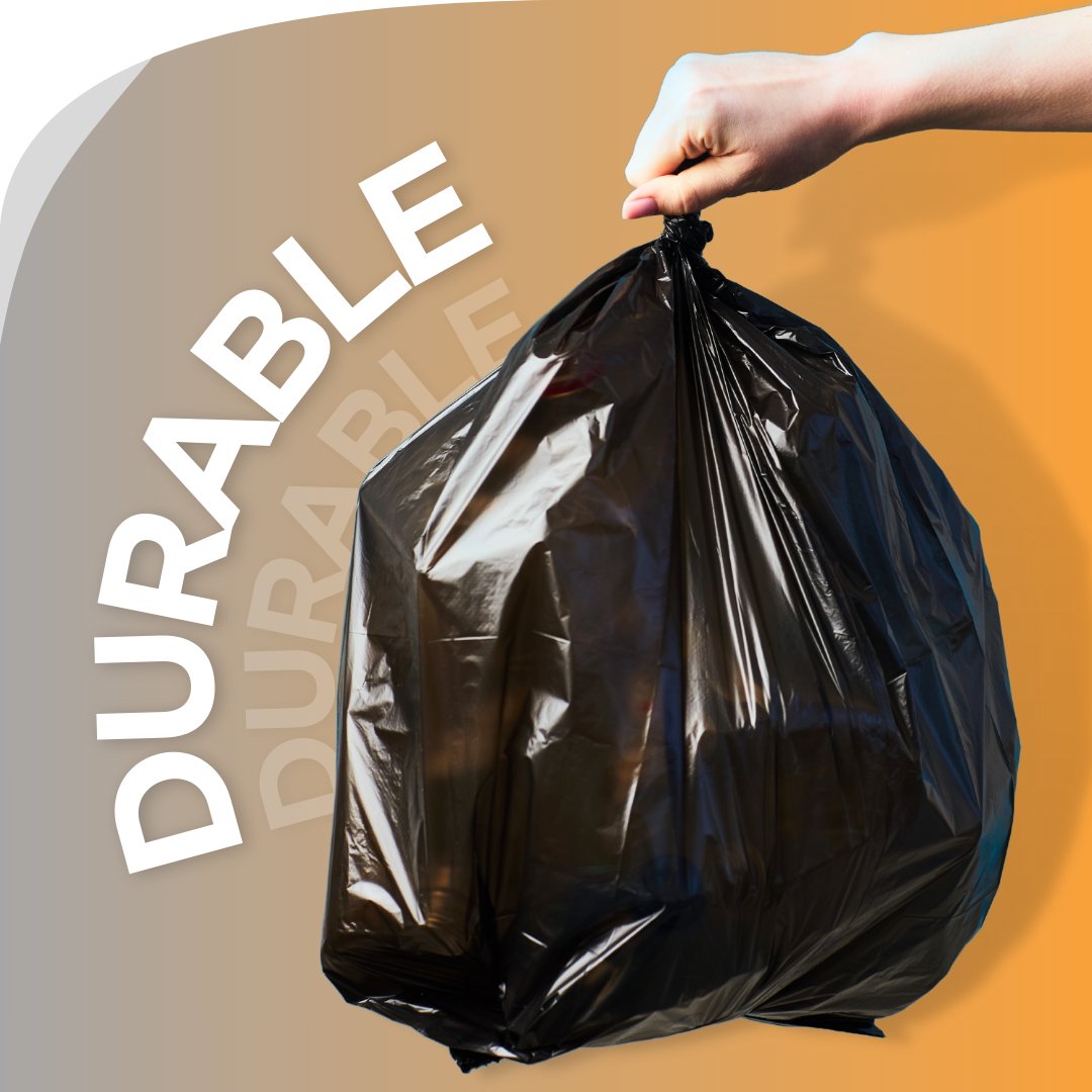 13 Gallon Bio - Based Trash Can Liners 200 Counts - Foresight USA