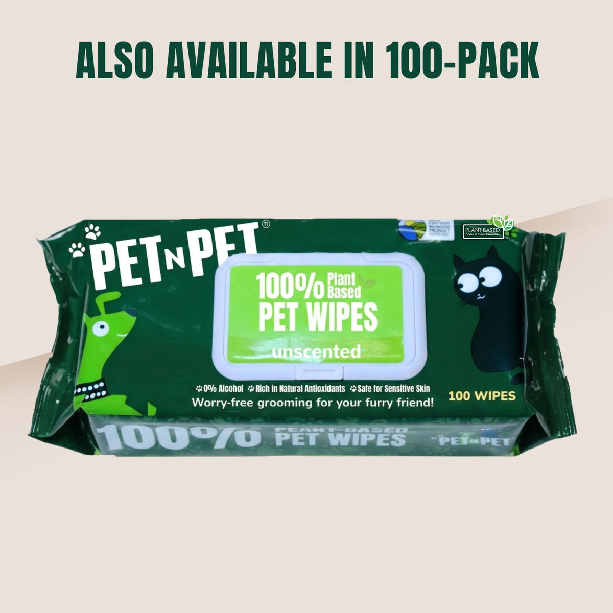 Dog Wipes Cleaning & Deodorizing 400 Count
