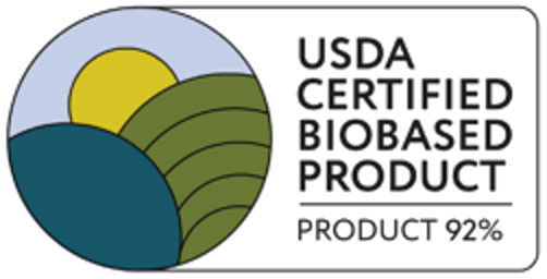 USDA Certified Biobased Product 92%